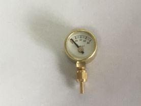0-80 3/4 dia Brass pressure gauge.